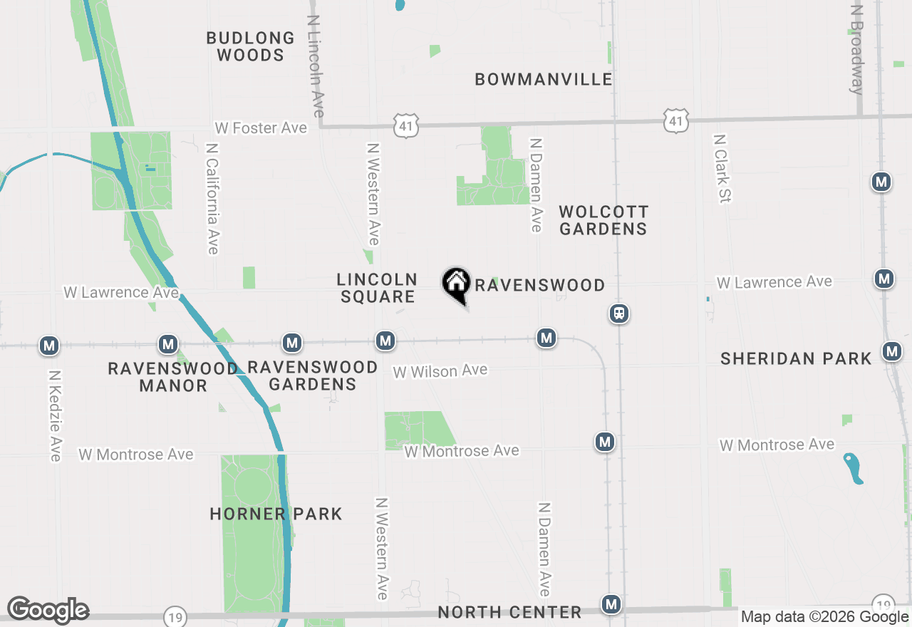 Map of 2203 W Giddings Street #G, Chicago, IL 60625