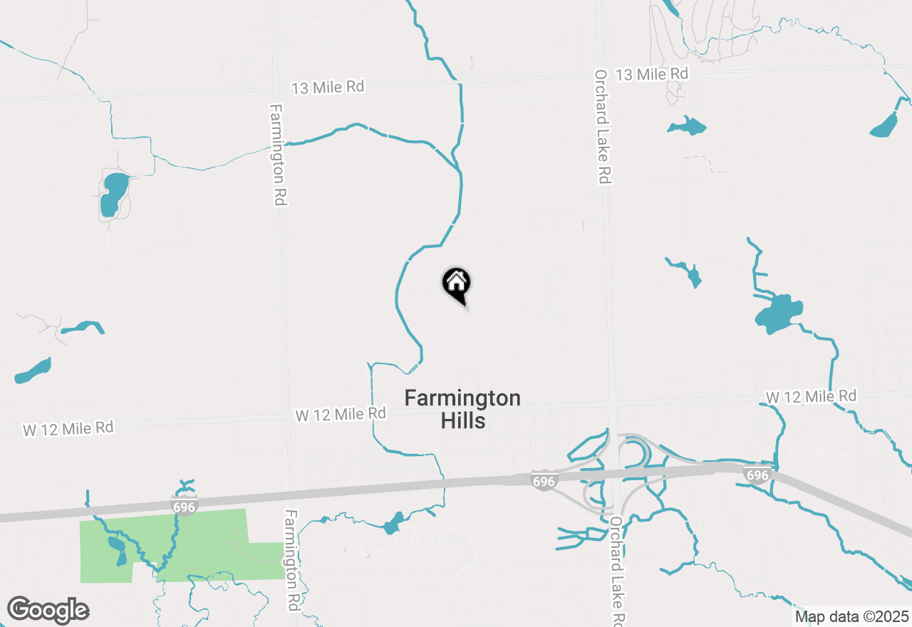 Map of 32311 Farmersville Road, Farmington Hills, MI 48334
