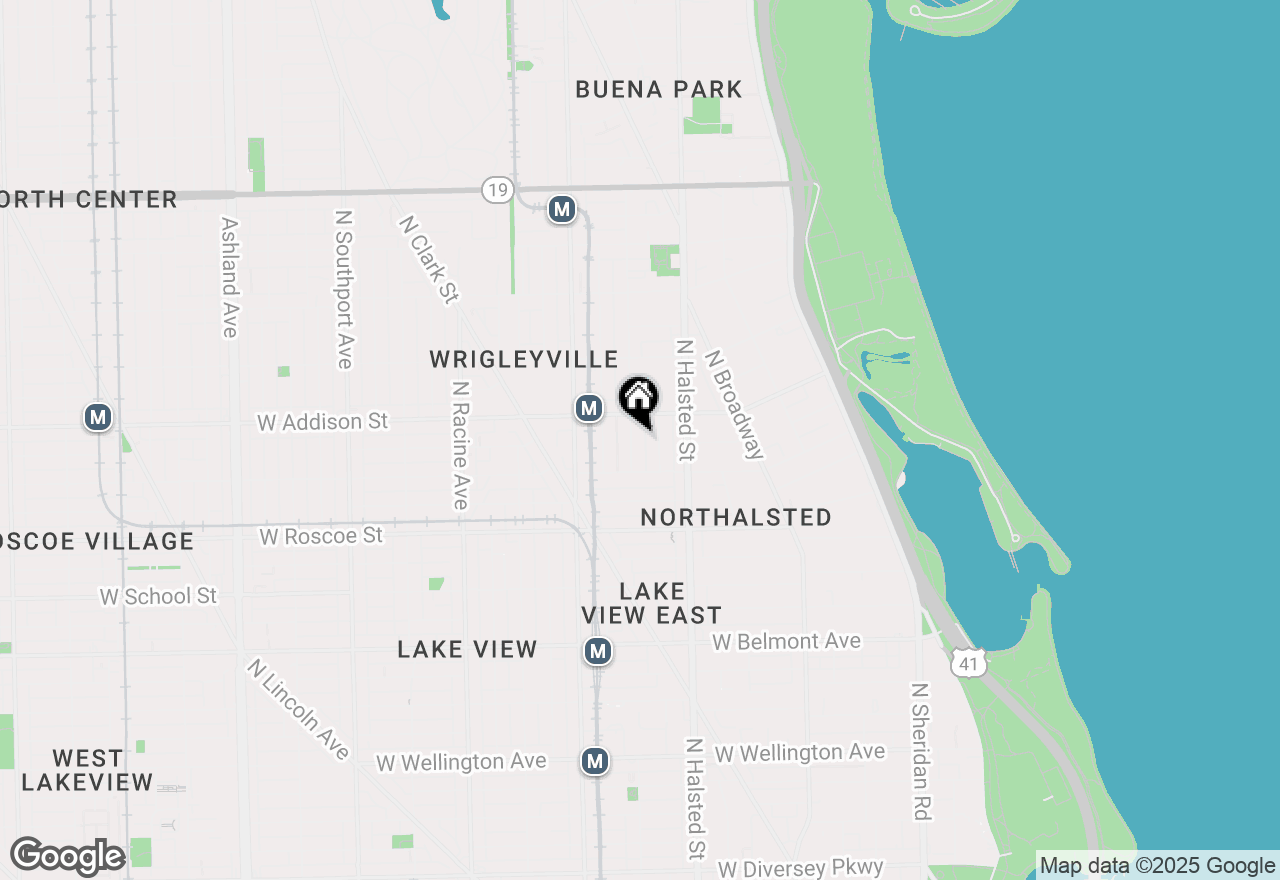 Map of 3533 N Fremont Street #2, Chicago, IL 60657