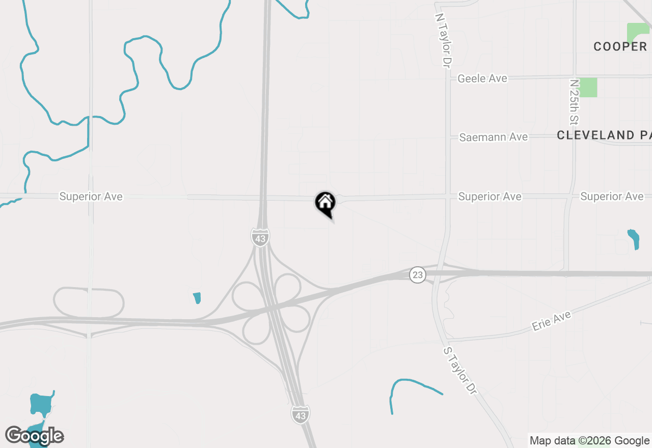 Map of 1412 N 40th St, Sheboygan, WI 53081