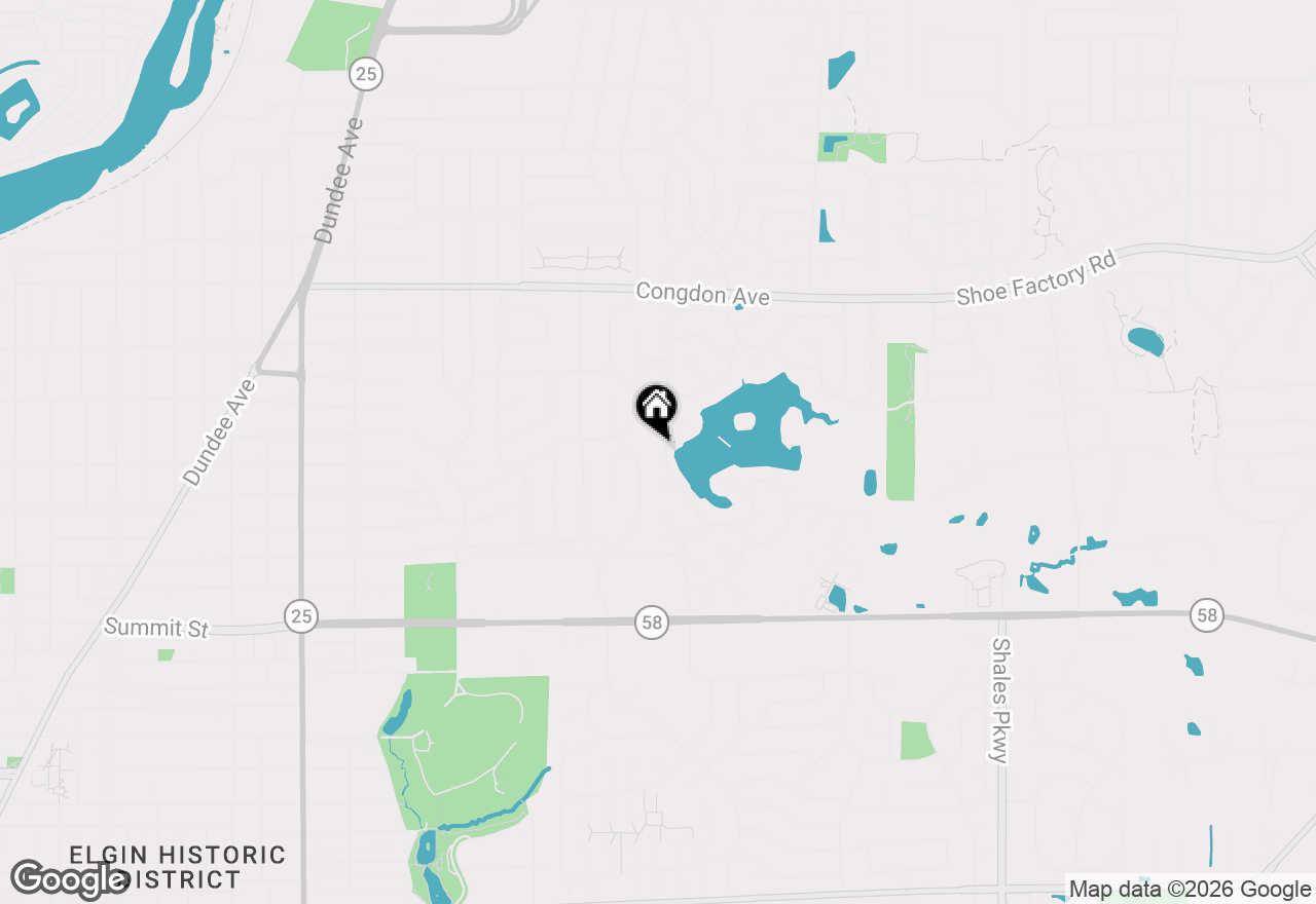 Map of 754 Ripple Brook Lane, Elgin, IL 60120