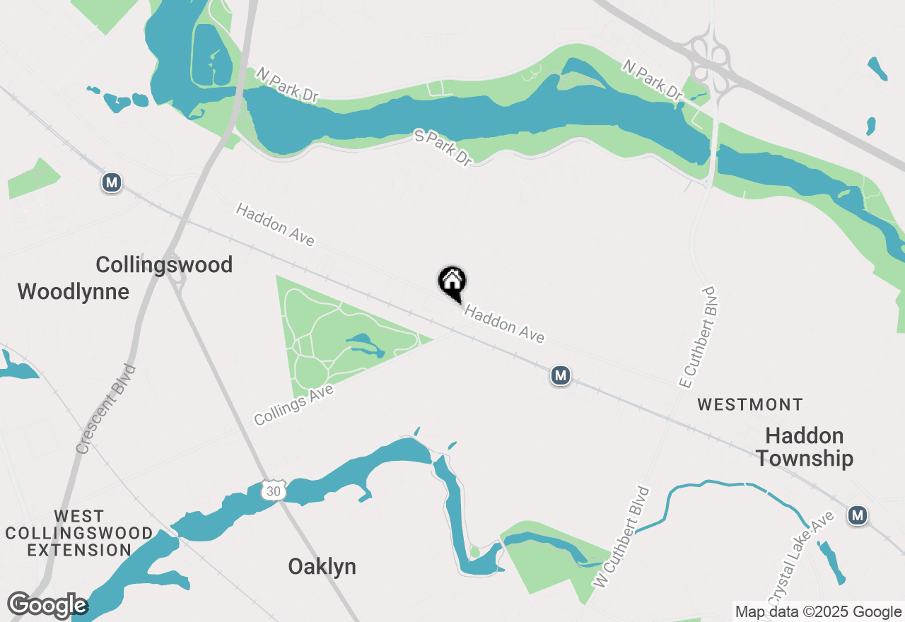 Map of 606 Haddon Avenue, Collingswood, NJ 08108