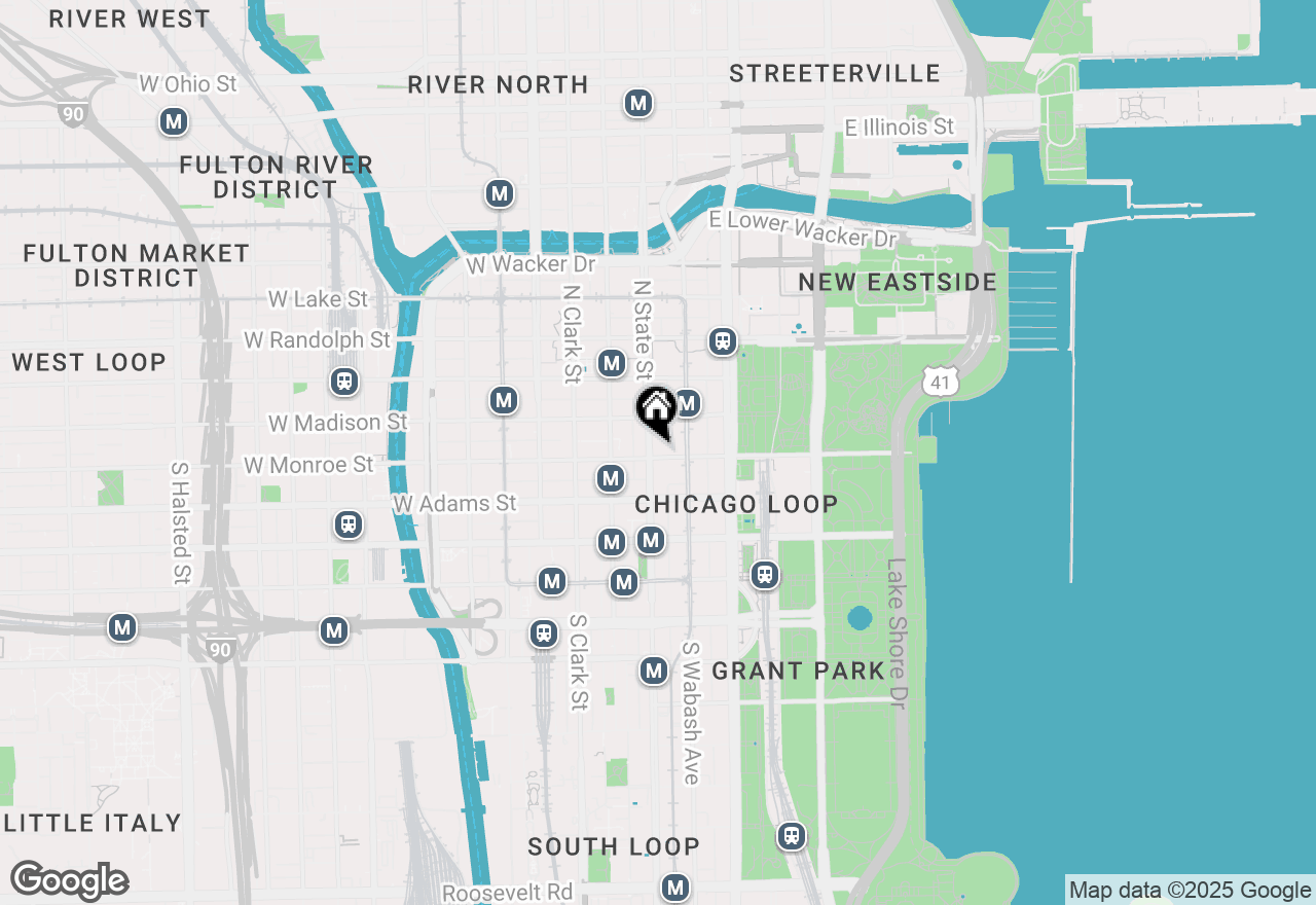 Map of 6 E Monroe Street #300, Chicago, IL 60603