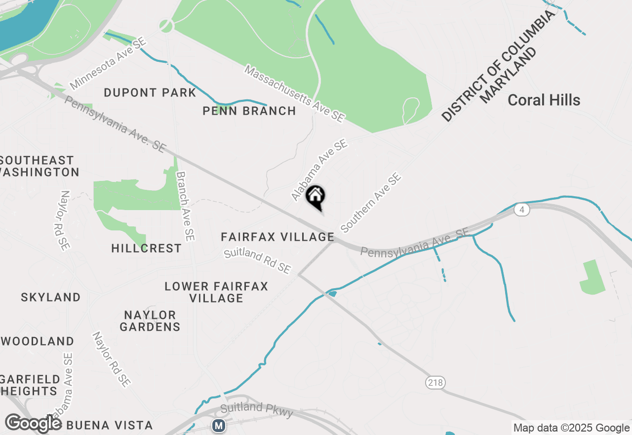 Map of 3937 S Street Se #307, Washington, DC 20020