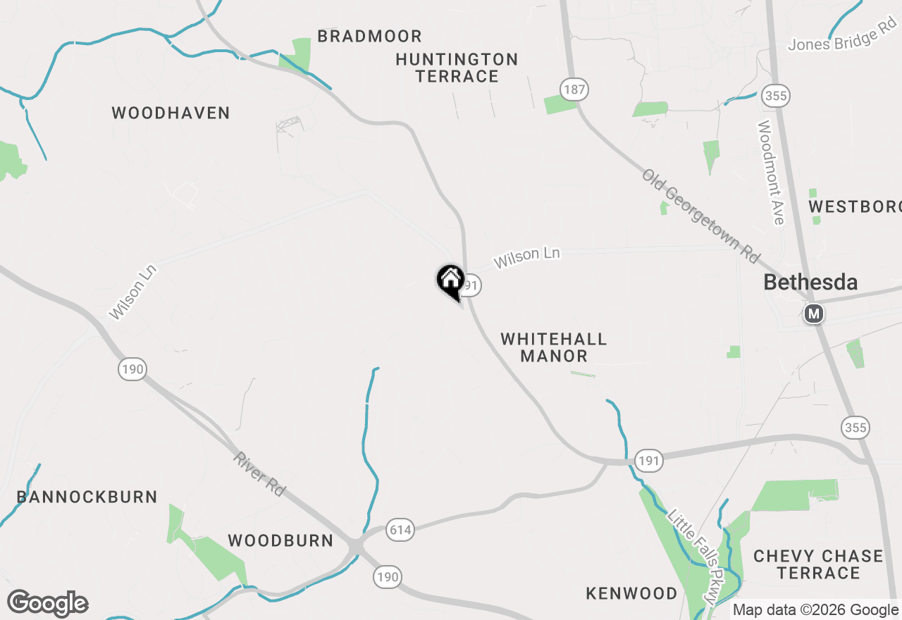 Map of 5709 Oldchester Road, Bethesda, MD 20817