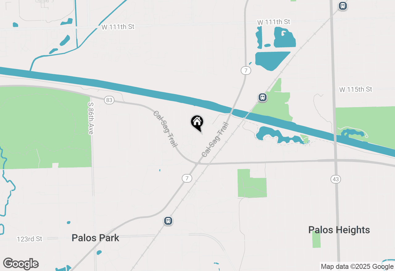 Map of 11788 Seagull Lane, Palos Heights, IL 60463