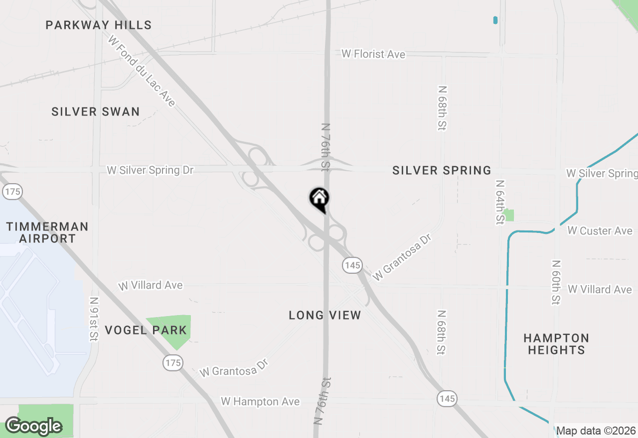 Map of 5401 N 76th St, Milwaukee, WI 53218