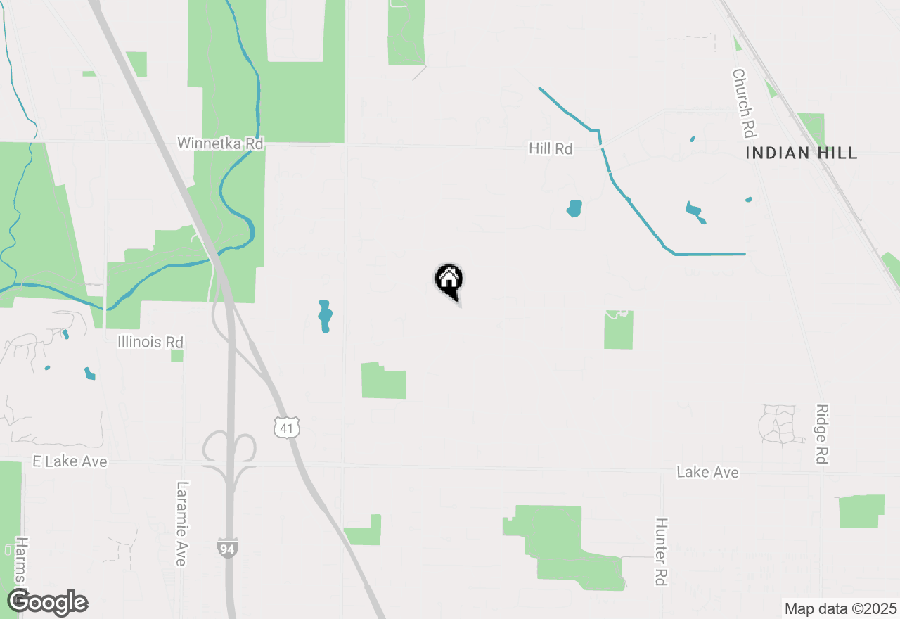 Map of 145 Woodley Road, Winnetka, IL 60093