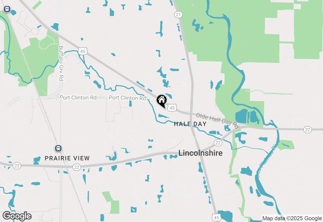 Map of 1316 Christine Court, Vernon Hills, IL 60061