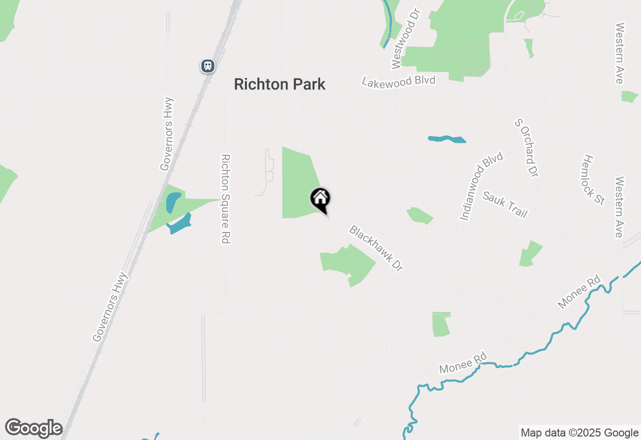 Map of 312 Sangamon Street, Park Forest, IL 60466