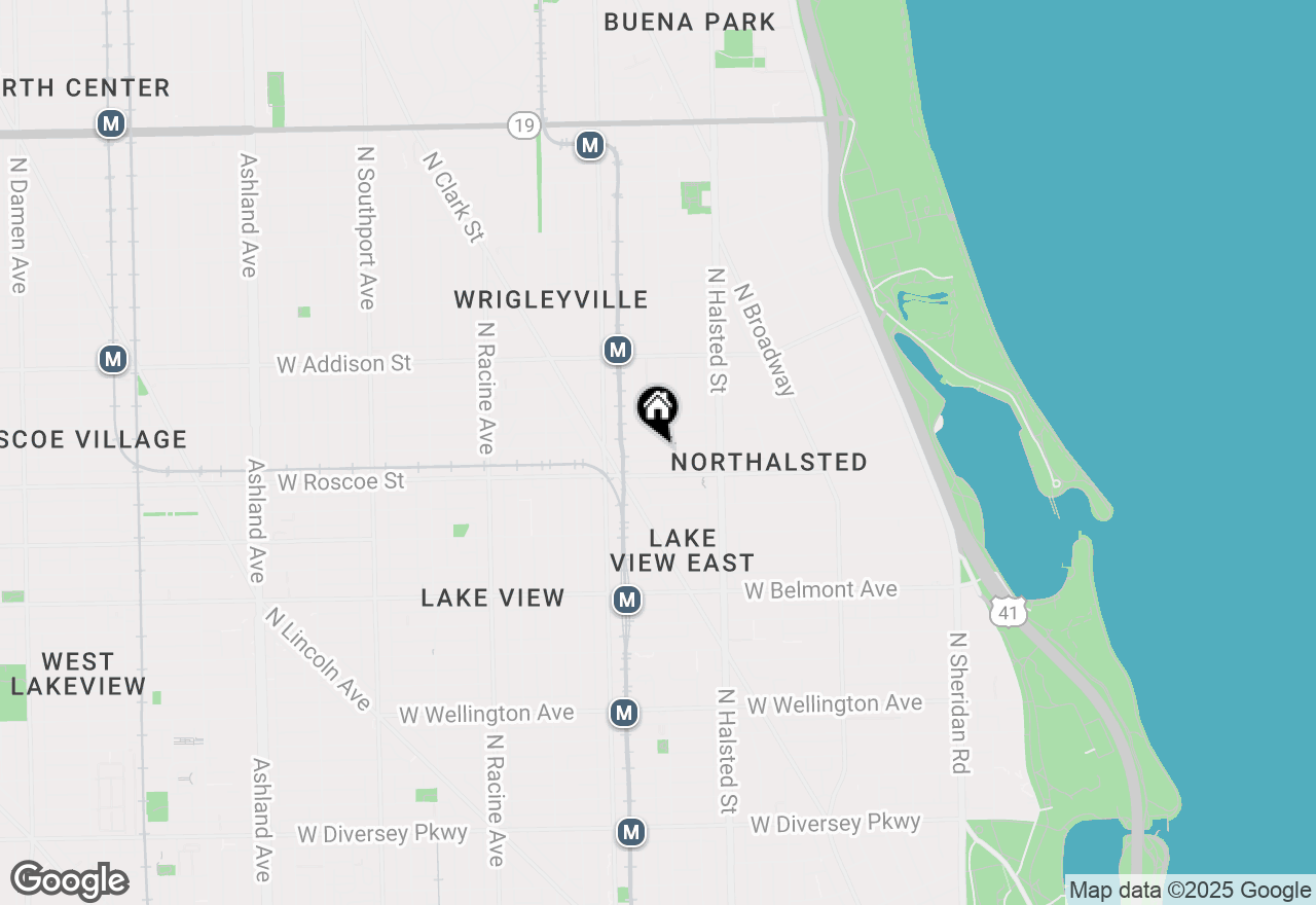 Map of 865 W Newport Avenue #3, Chicago, IL 60657