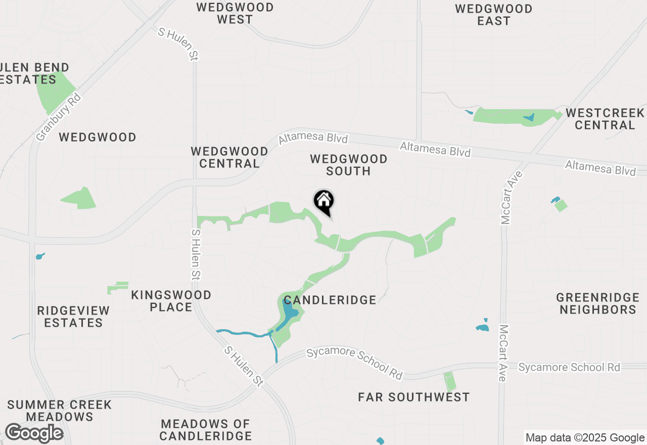 Map of 4317 Cartagena Drive, Fort Worth, TX 76133