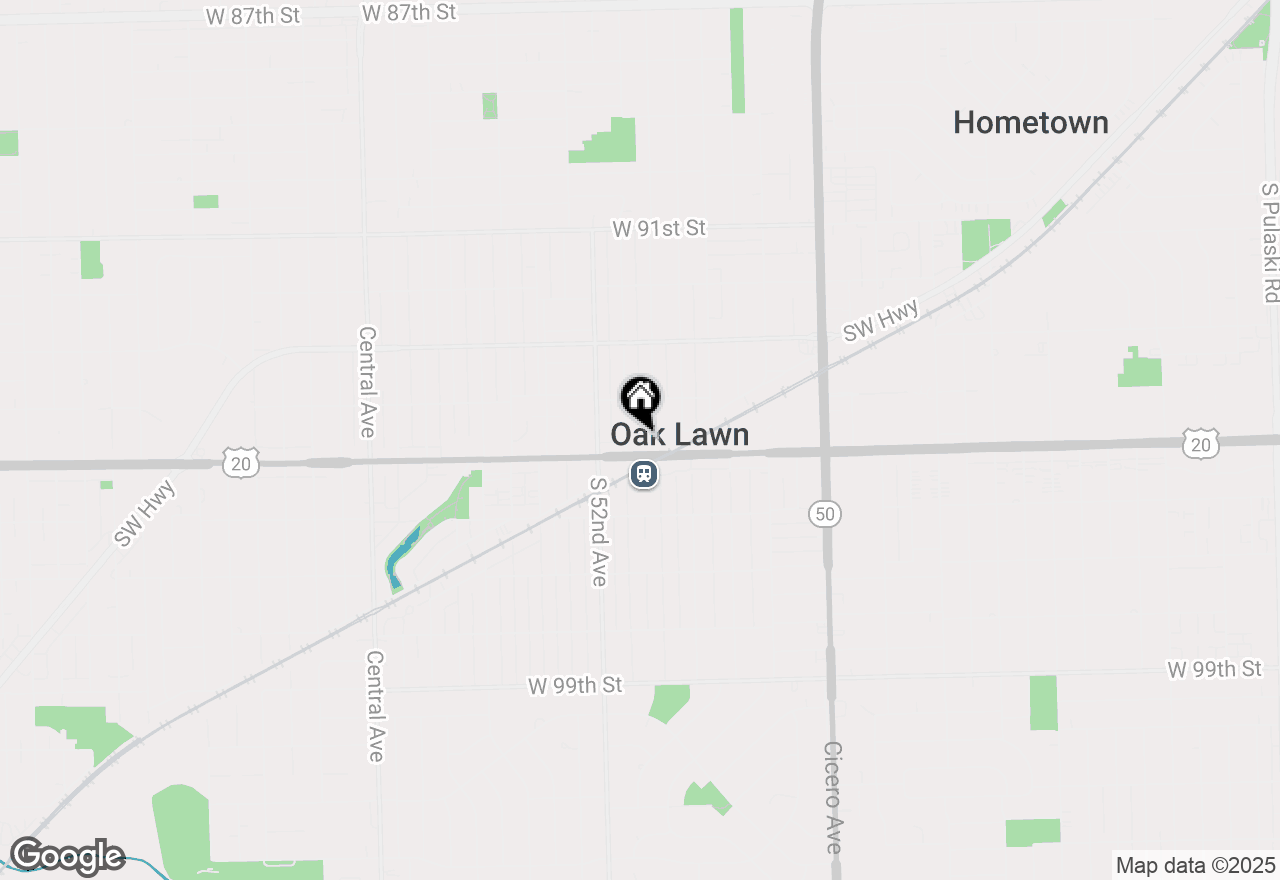 Map of 9440 S 51st Avenue #508, Oak Lawn, IL 60453