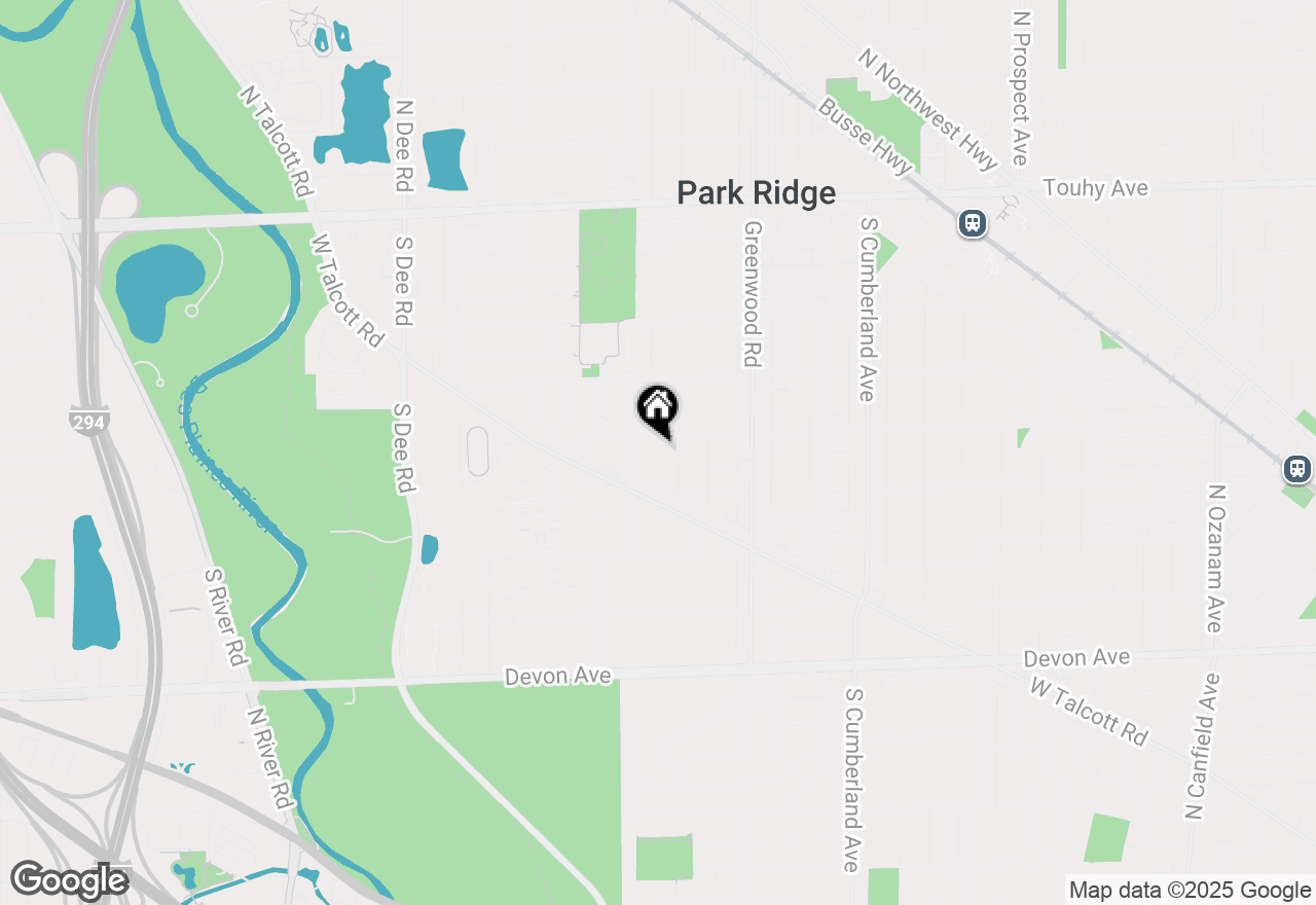 Map of 610 S Knight Avenue, Park Ridge, IL 60068