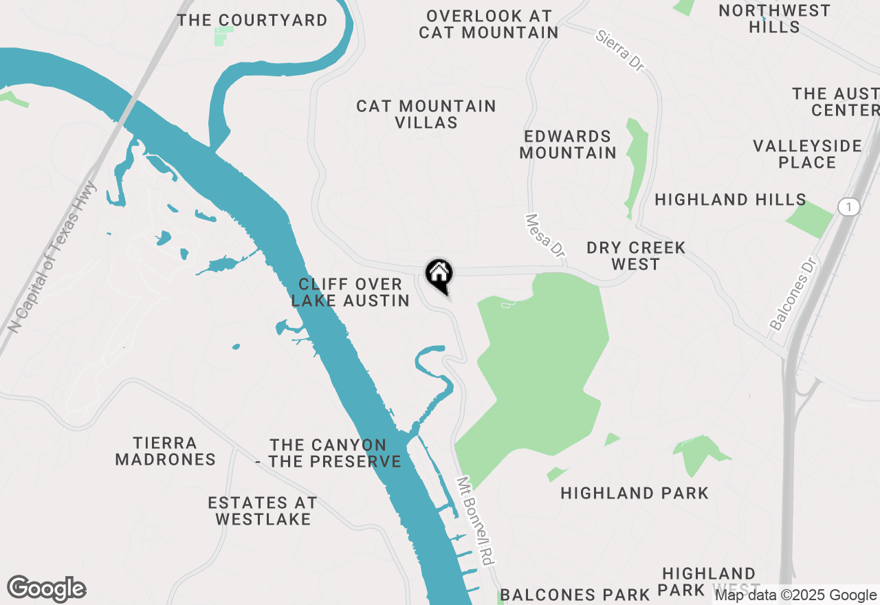 Map of 5507 Mount Bonnell Rd, Austin, TX 78731
