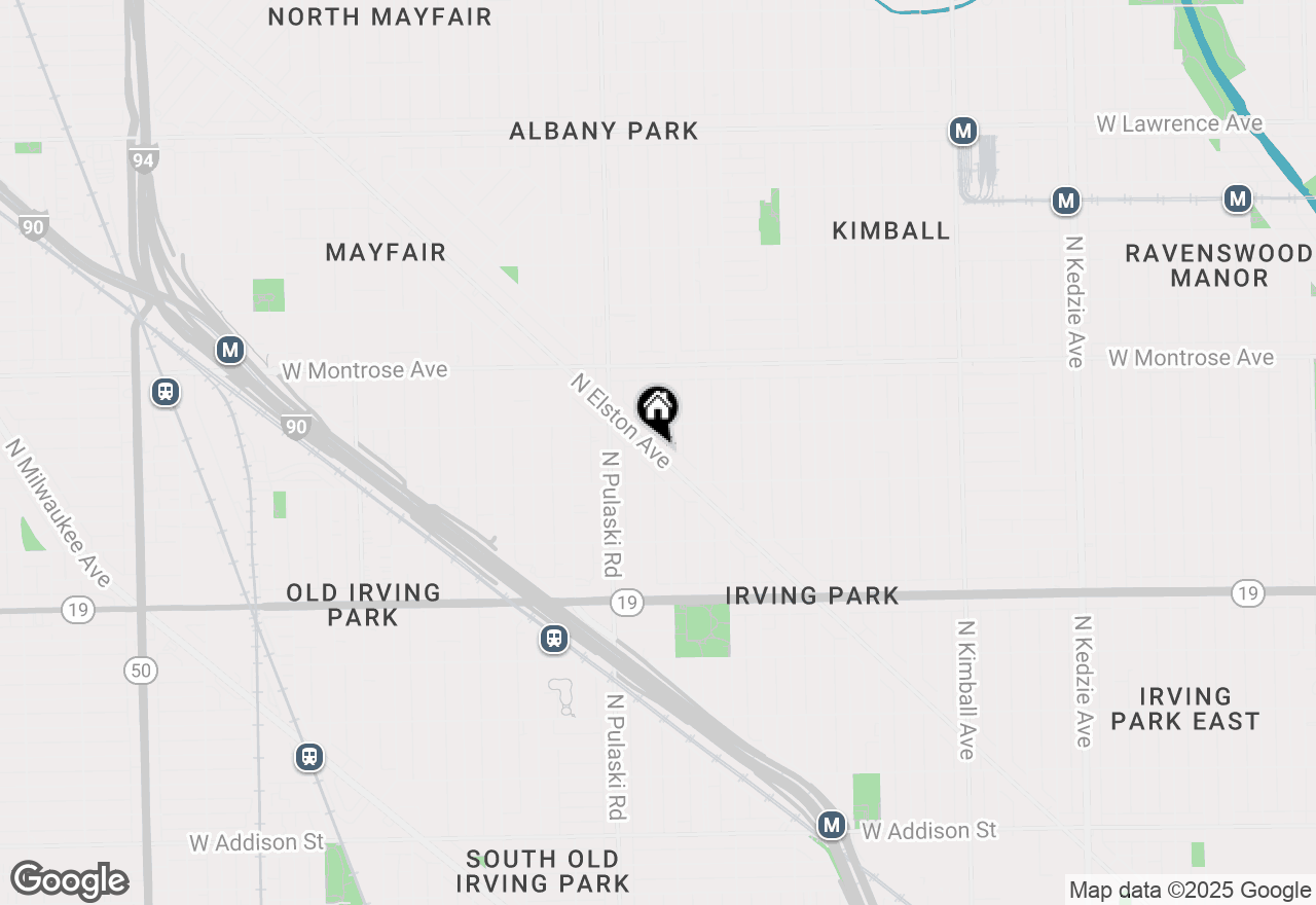 Map of 4257 N Elston Avenue, Chicago, IL 60618