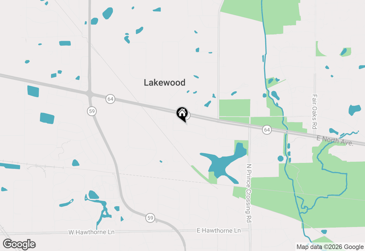 Map of 540 Fieldcrest Drive, West Chicago, IL 60185