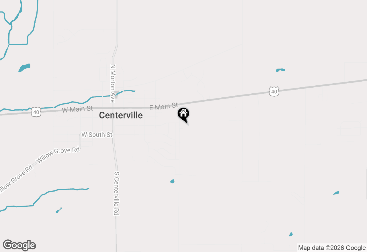 Map of 303 Mattie Harris Road, Centerville, IN 47330