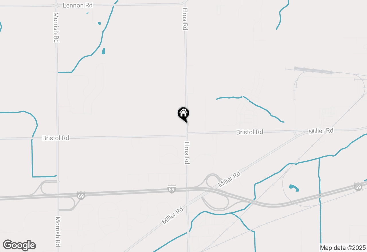 Map of 3486 S Elms Road, Swartz Creek, MI 48473
