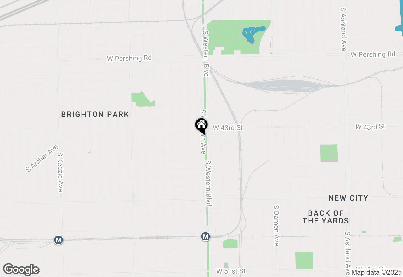 Map of 4334 S Western Avenue, Chicago, IL 60632