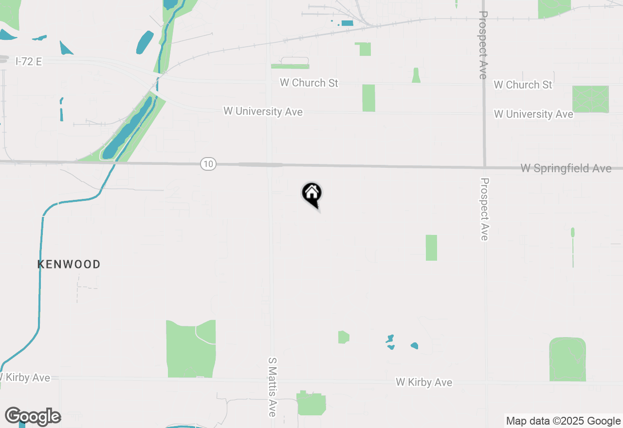 Map of 605 S Fair Street, Champaign, IL 61821