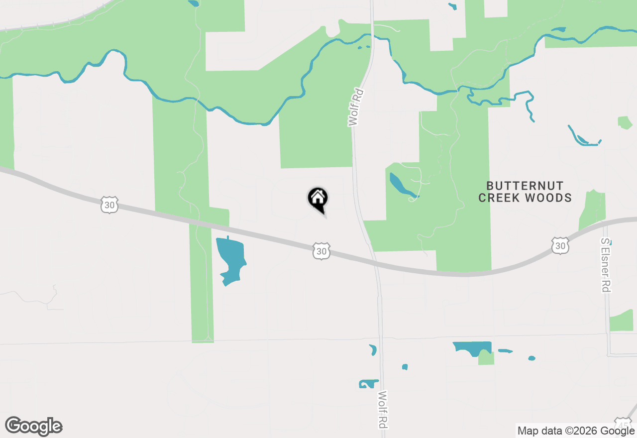 Map of 21017 Stratford Court, Mokena, IL 60448