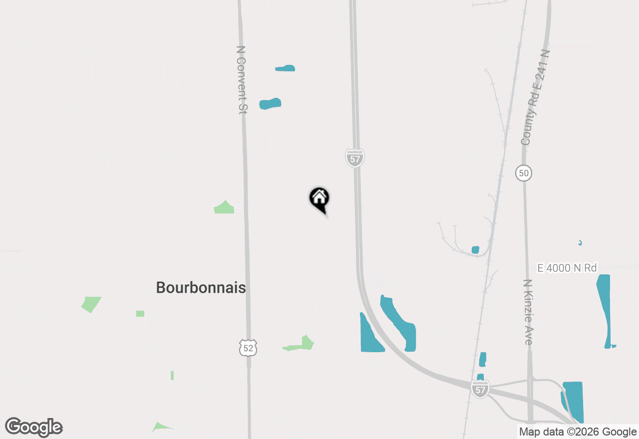 Map of 1565 Stefanie Lane, Bourbonnais, IL 60914