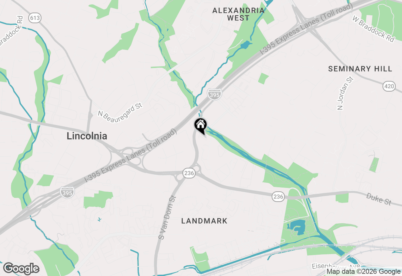 Map of 5500 Holmes Run Parkway #1507, Alexandria, VA 22304