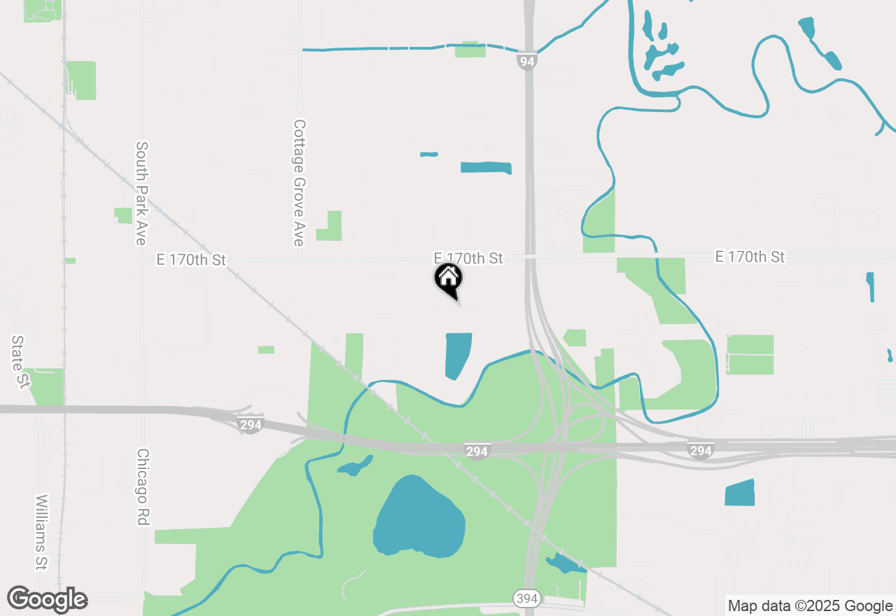 Map of (Address confidential), South Holland, Illinois 60473