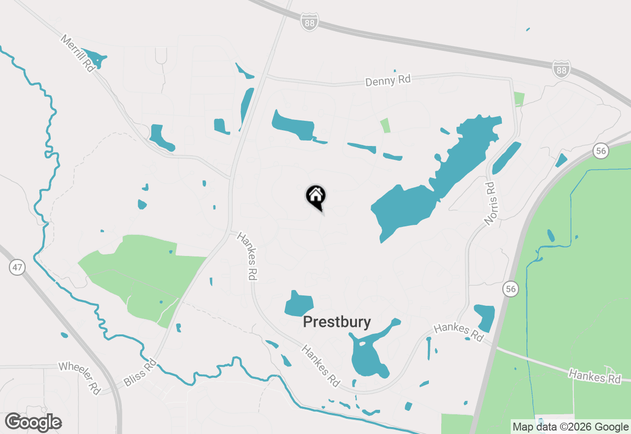 Map of 693 Greenfield Road, Sugar Grove, IL 60554