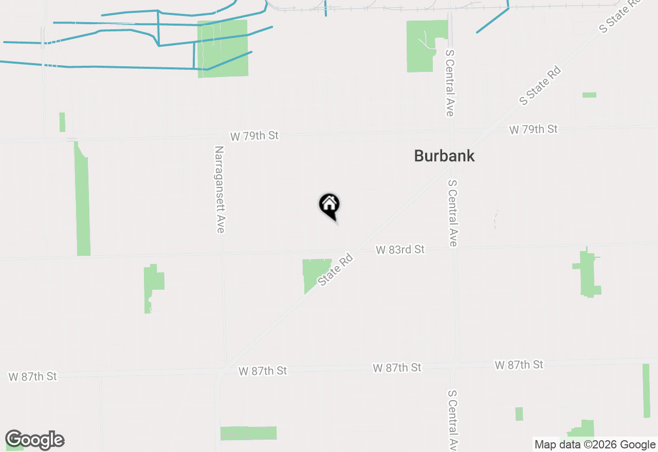 Map of 8204 Austin Avenue, Burbank, IL 60459