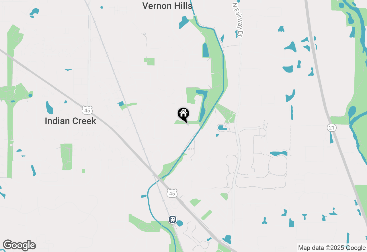 Map of 12 Lindon Lane, Vernon Hills, IL 60061