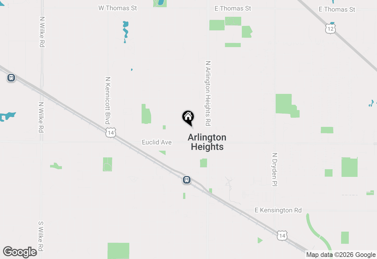 Map of (Address confidential), Arlington Heights, Illinois 60004