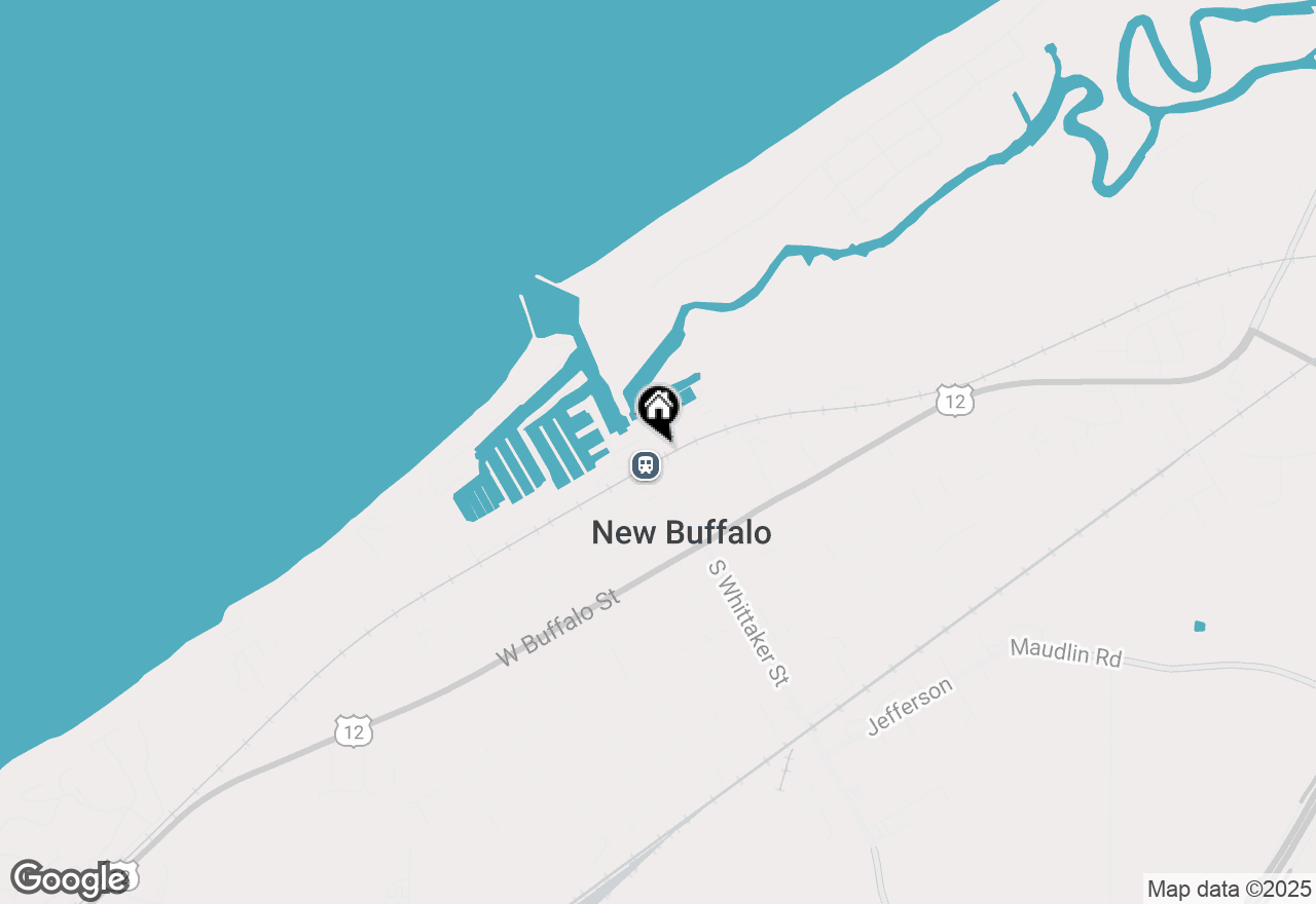 Map of 225 N Whittaker Street #1, New Buffalo, MI 49117