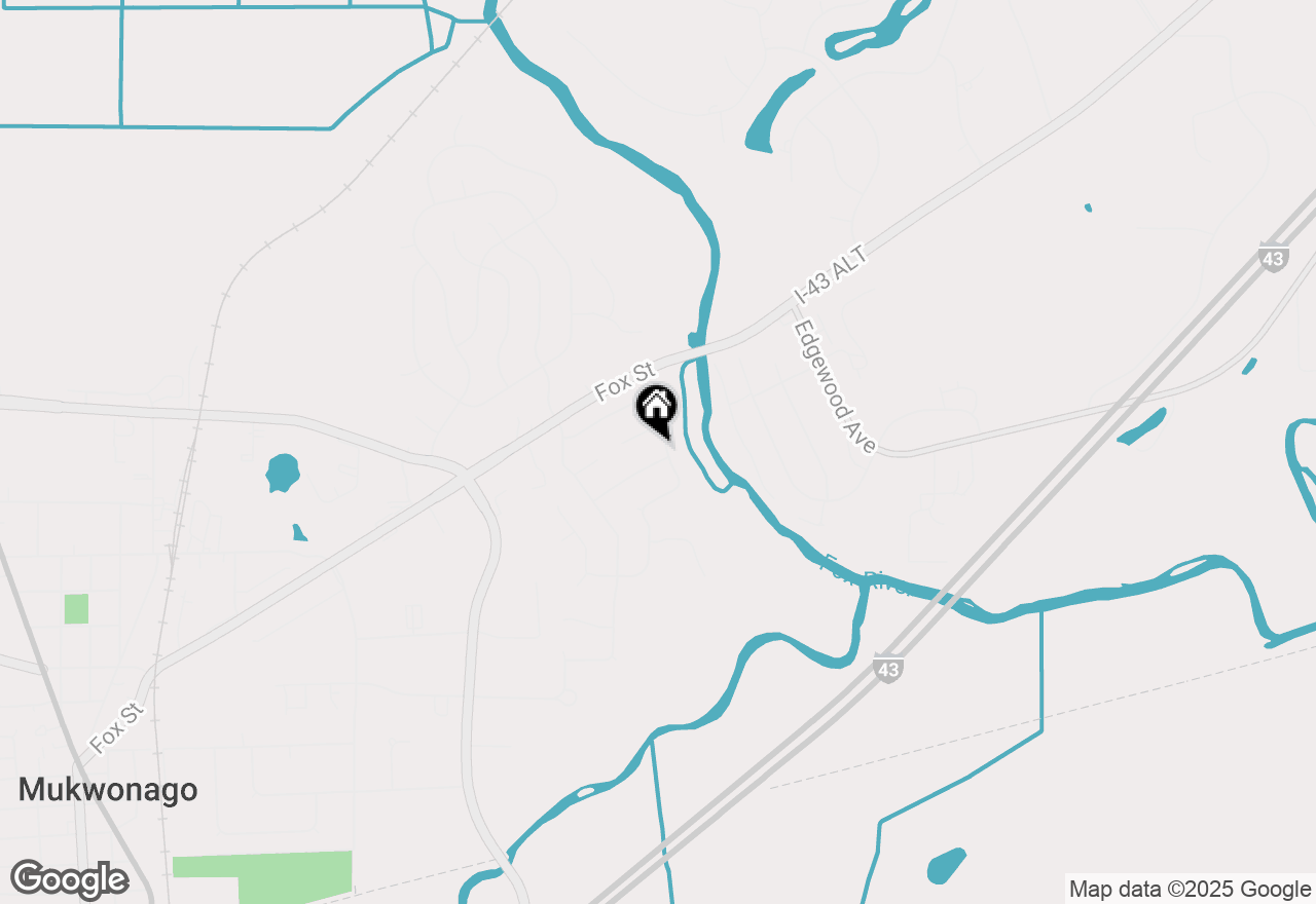 Map of 645 Two Rivers Dr, Mukwonago, WI 53149