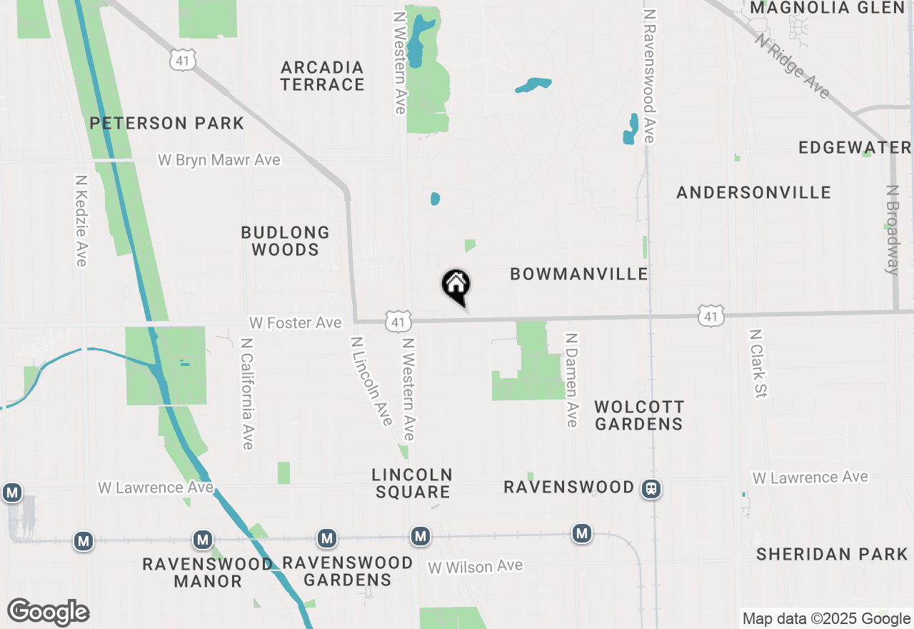 Map of 2250 W Foster Avenue #2E, Chicago, IL 60625
