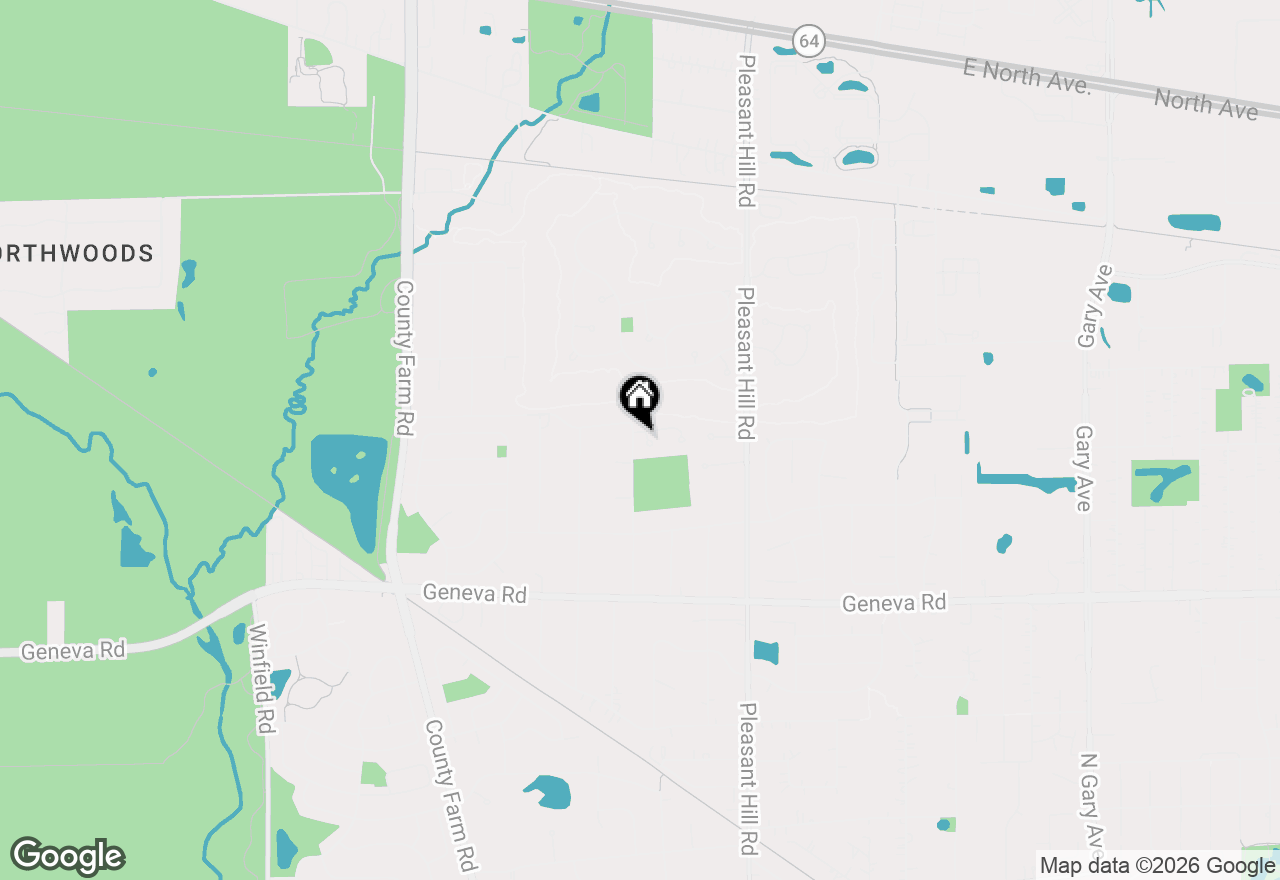 Map of 26W401 Torrey Pines Court, Winfield, IL 60190