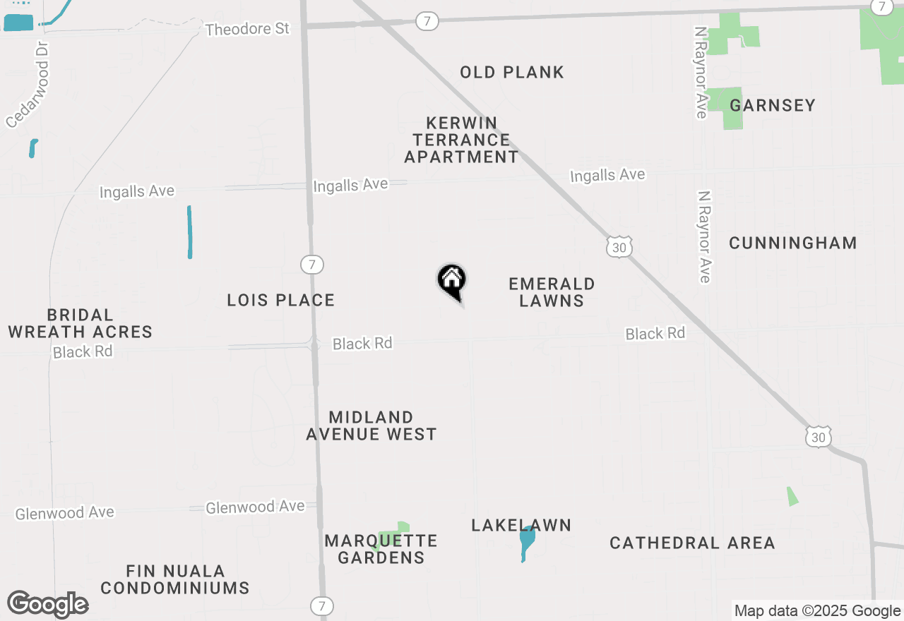 Map of 1408 Dellmar Avenue, Joliet, IL 60435