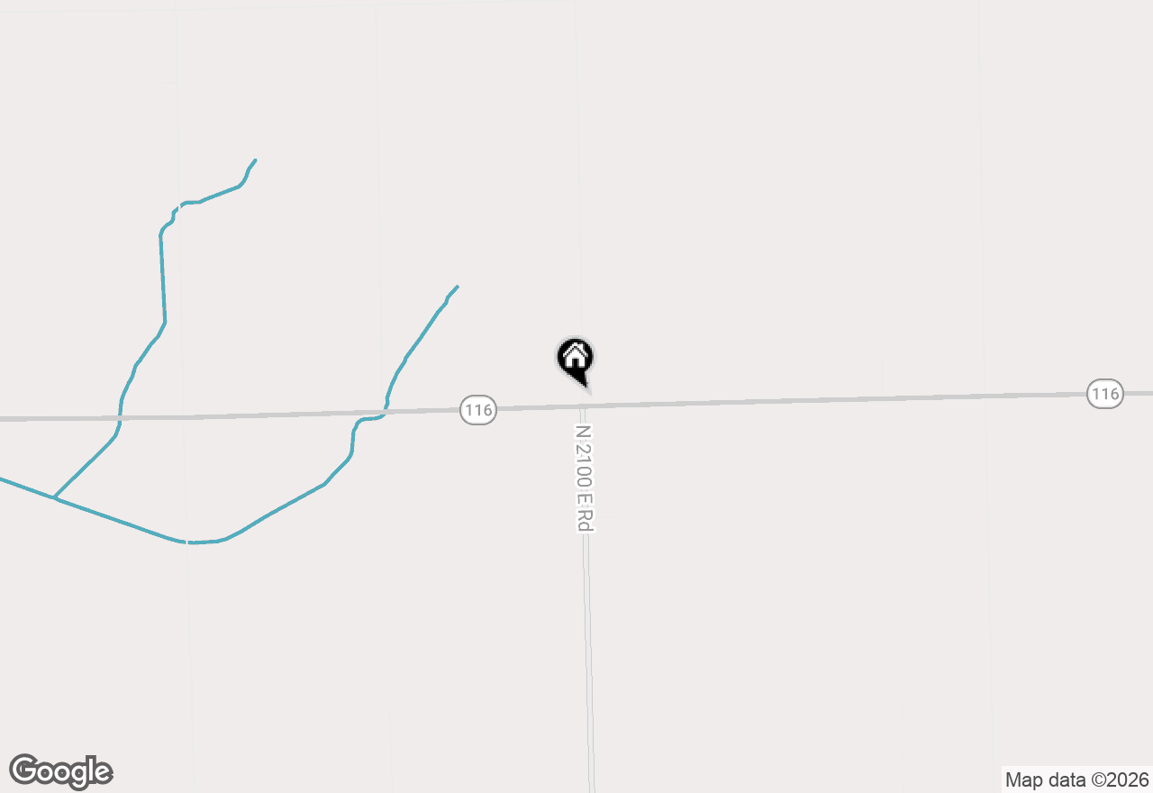 Map of 18015 N 2100 East Road, Pontiac, IL 61764