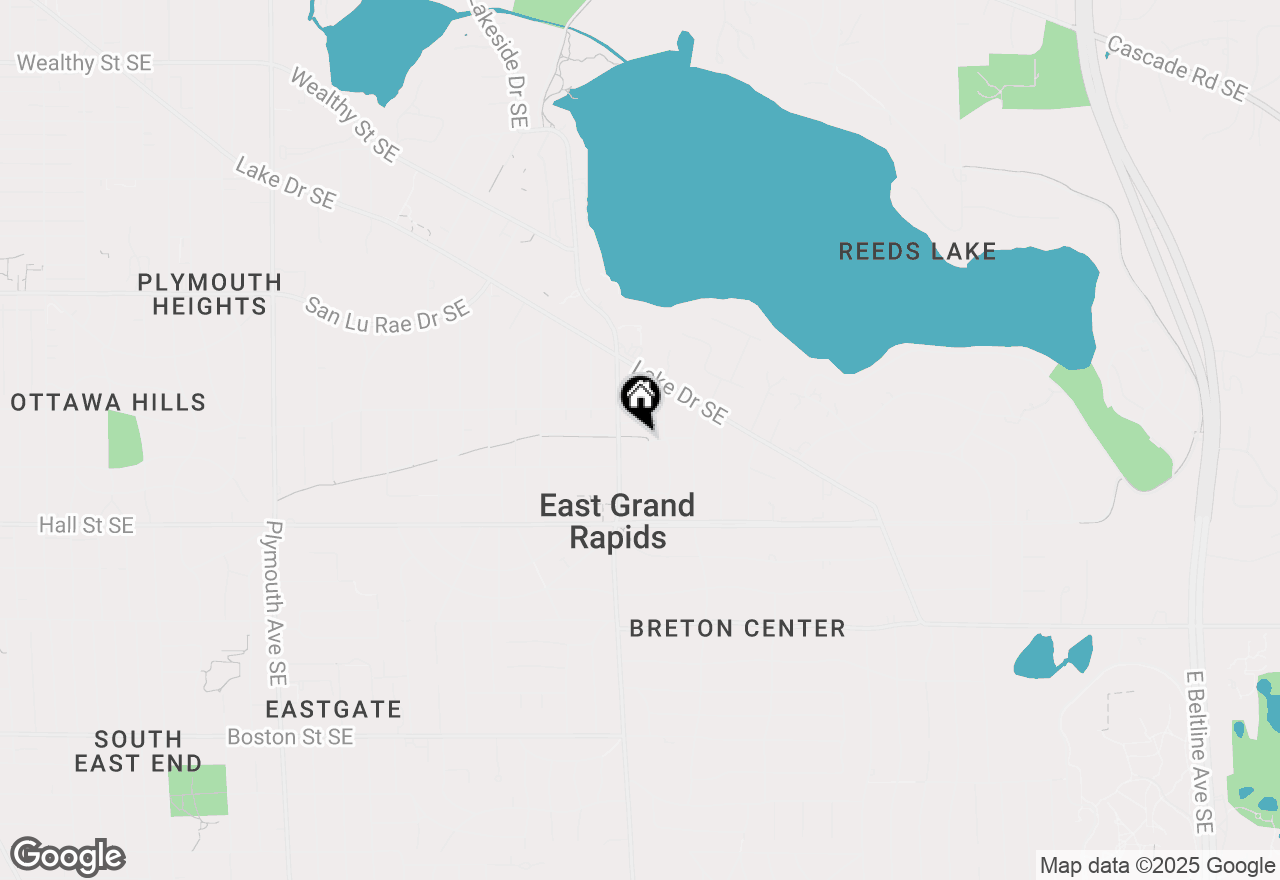 Map of 1041 Keneberry Way Se, East Grand Rapids, MI 49506