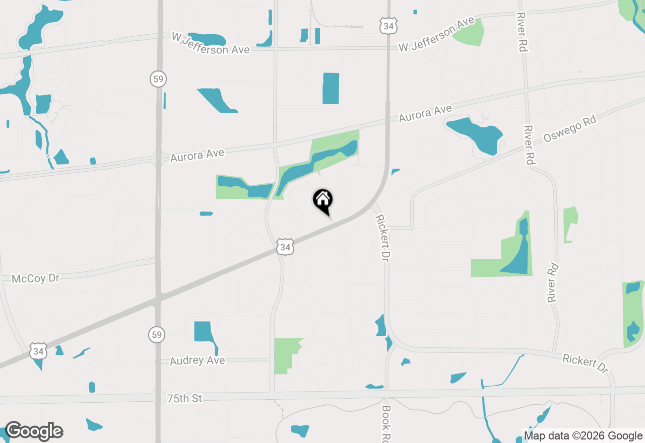 Map of 2308 Periwinkle Court, Naperville, IL 60540