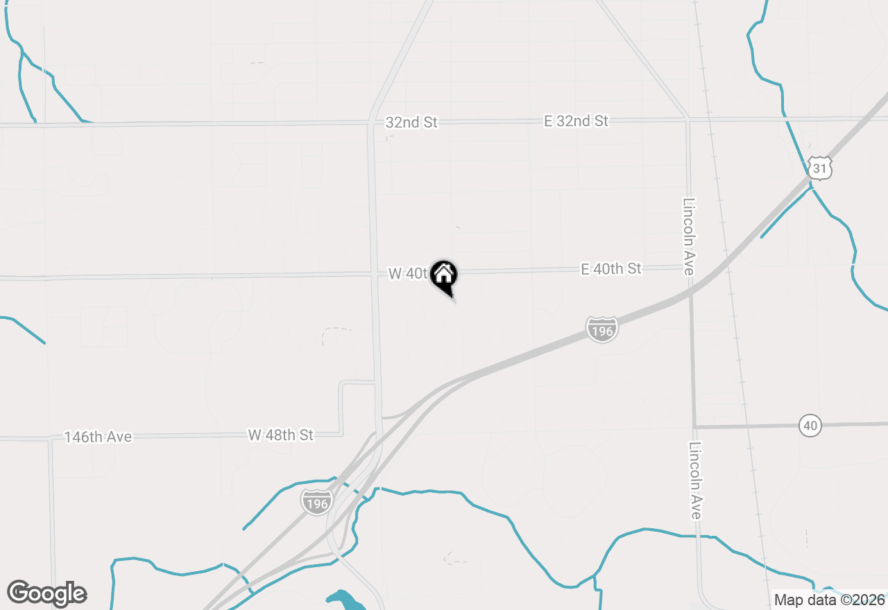 Map of 1046 Alden Court, Holland, MI 49423