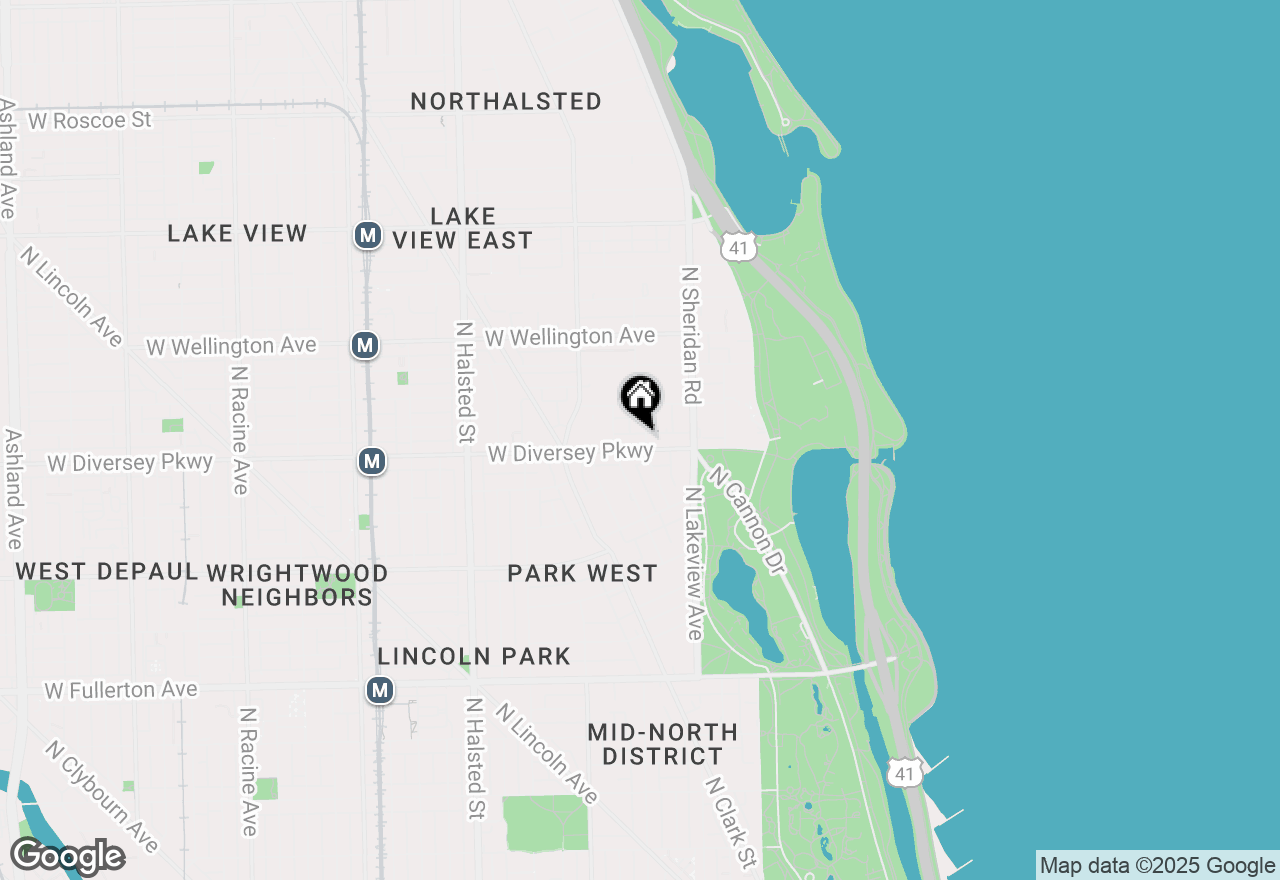 Map of 2800 N Pine Grove Avenue #6B, Chicago, IL 60657