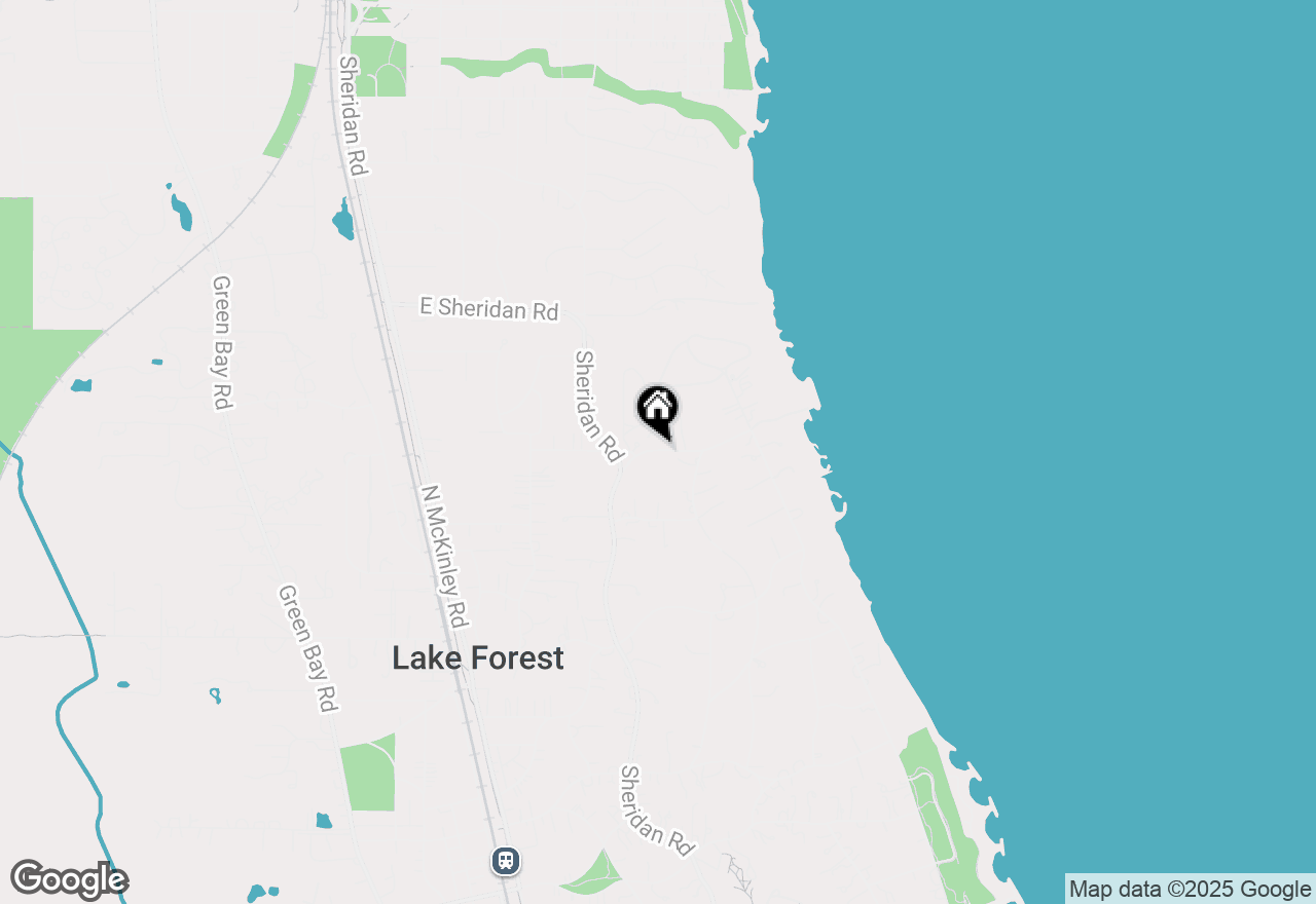 Map of (Address confidential), Lake Forest, Illinois 60045