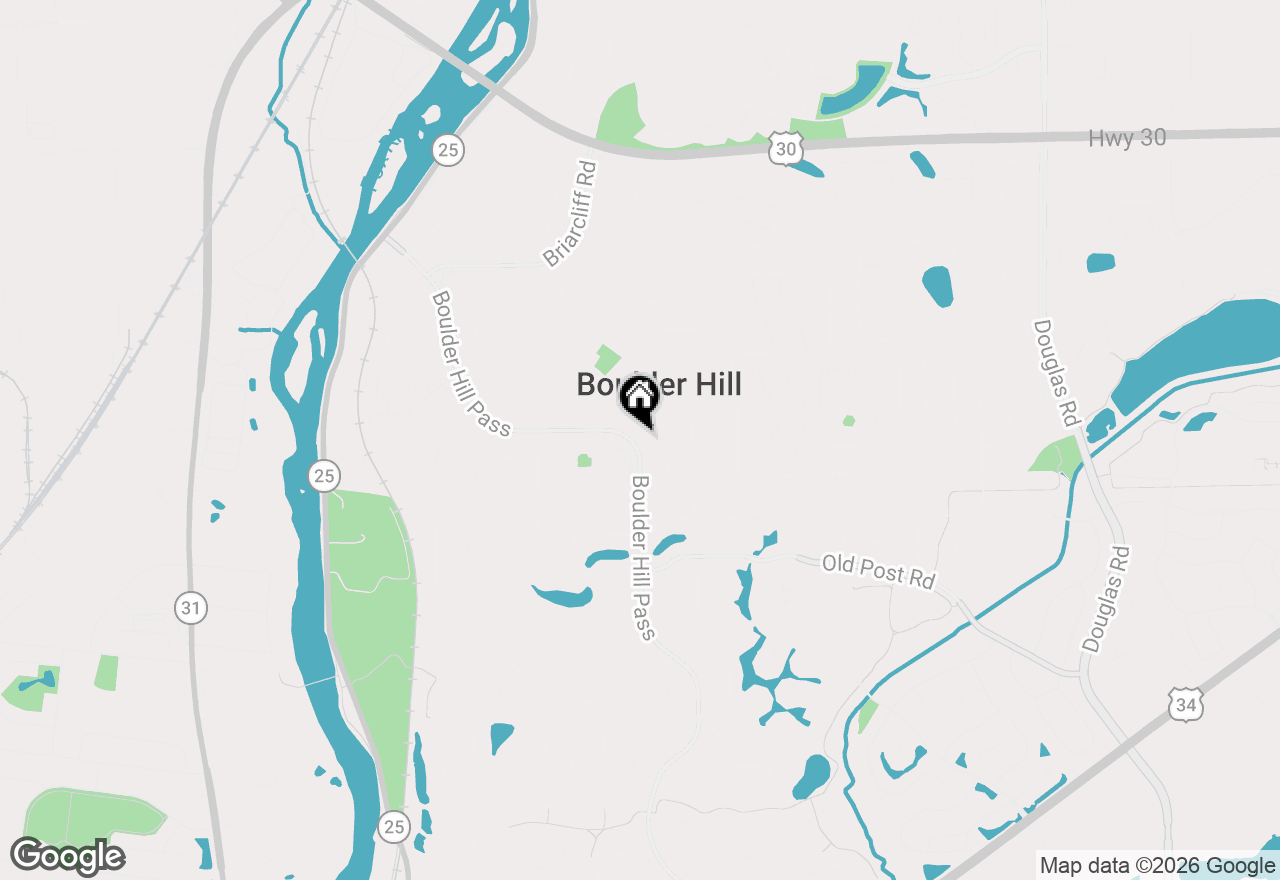 Map of 176 Boulder Hill Pass, Montgomery, IL 60538