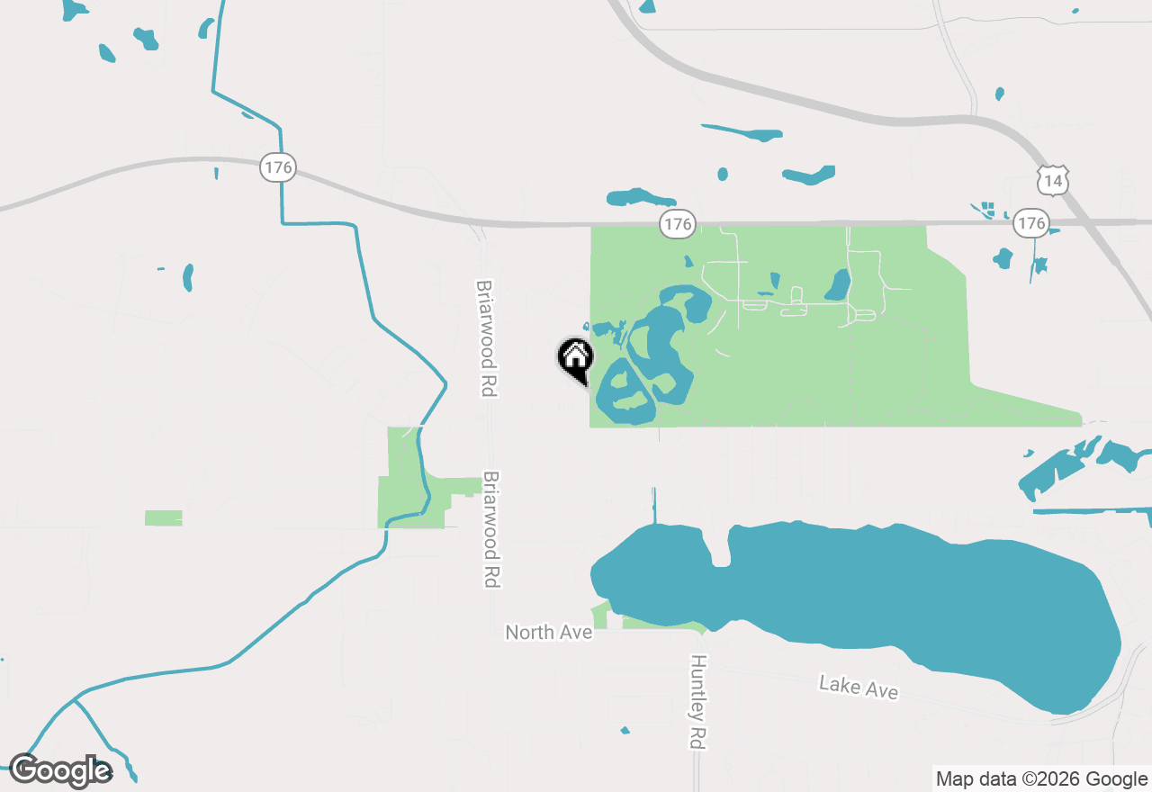 Map of 1323 Cottonwood Lane, Crystal Lake, IL 60014