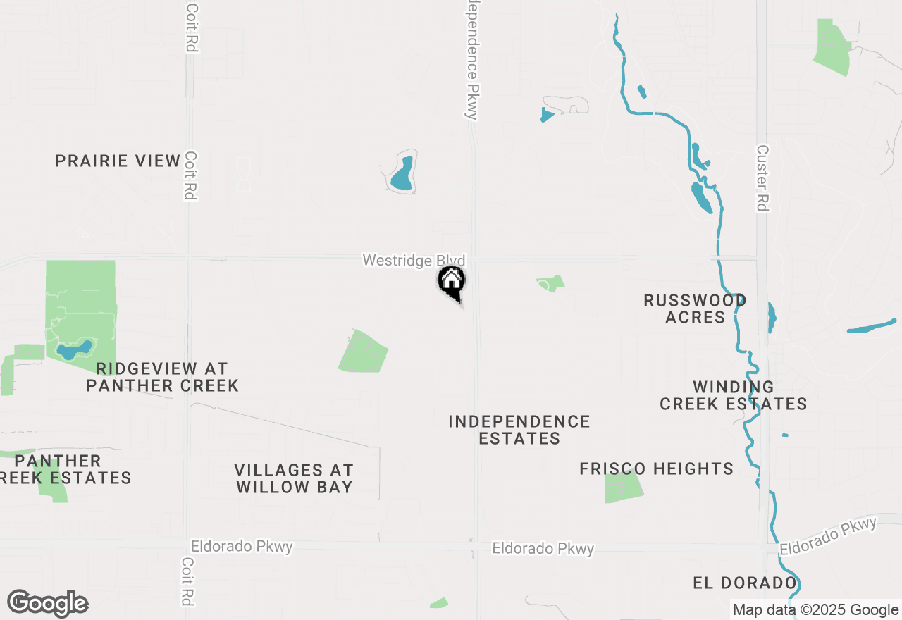 Map of 10120 Coolidge Drive, Mckinney, TX 75072