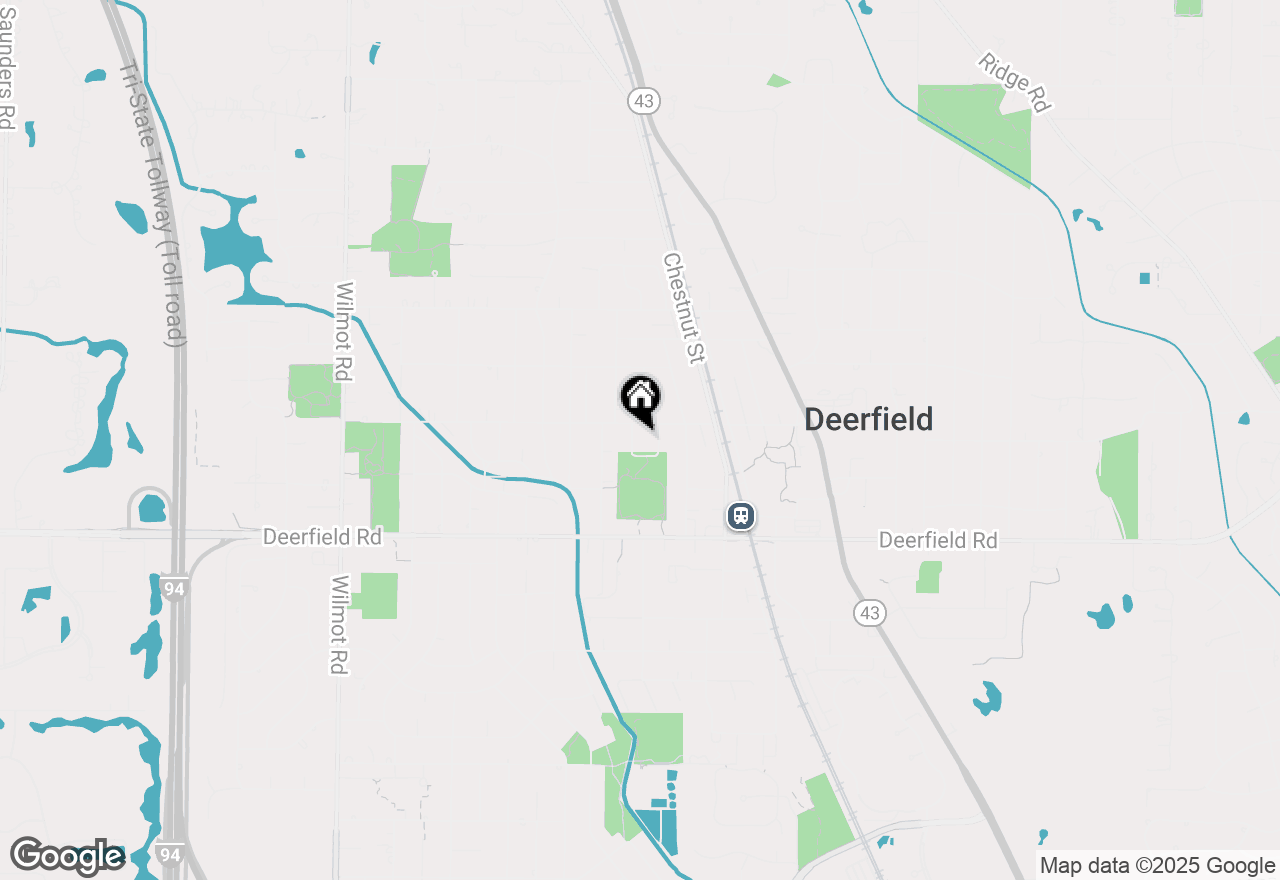 Map of 953 Clay Court, Deerfield, IL 60015