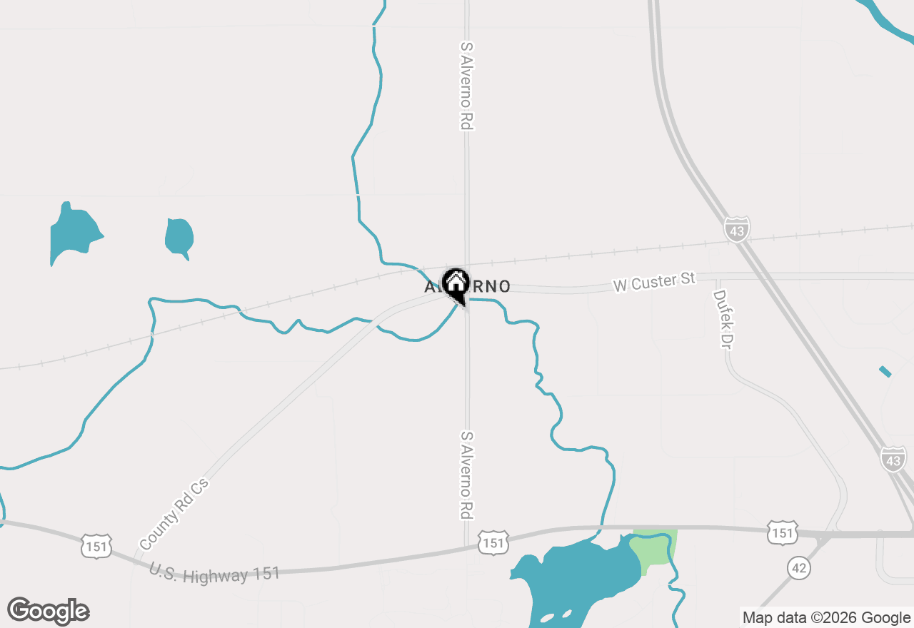 Map of 1324 S Alverno Rd, Manitowoc, WI 54220