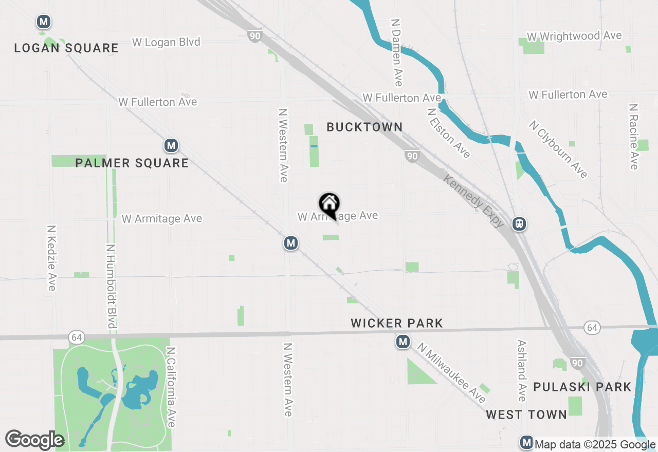 Map of 2232 W Homer Street, Chicago, IL 60647